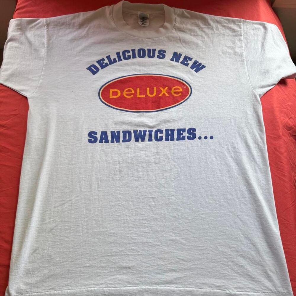 Vintage Rare 1996 Fruit of the Loom McDonalds Promo Employee TShirt-Size Mens XL